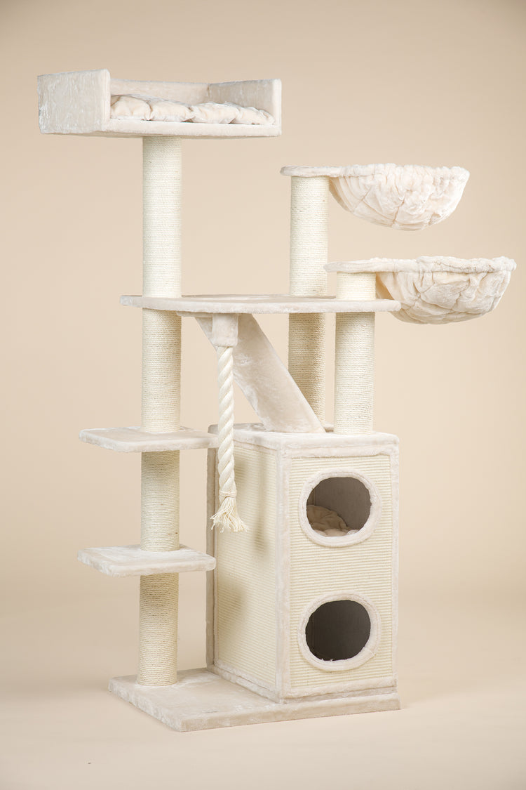 Krabpaal Cat Penthouse Plus (Crème)