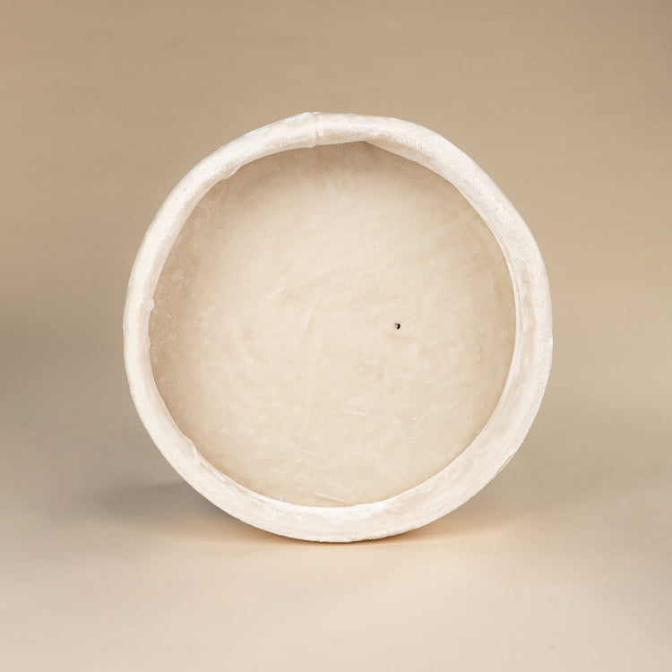 Crèmekleurige, 60 cm Diameter Ronde Sleeper Zetel (Incl. Kussen)