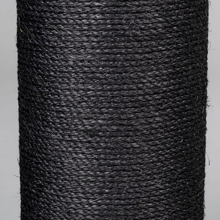 Sisalpaal 50cm x 20 cmØ - M10 - 1 schroefgat (Blackline)